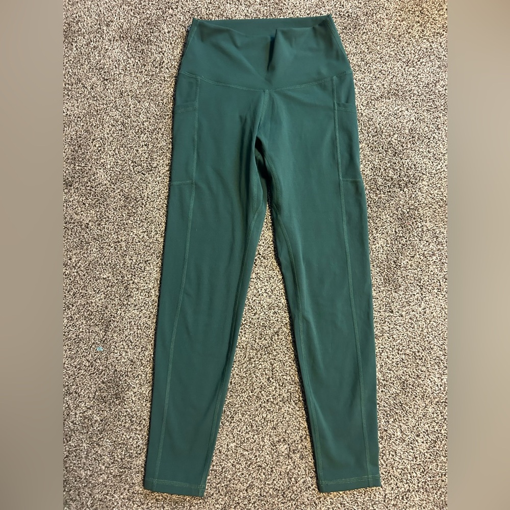Women's Green High-Waisted Leggings
